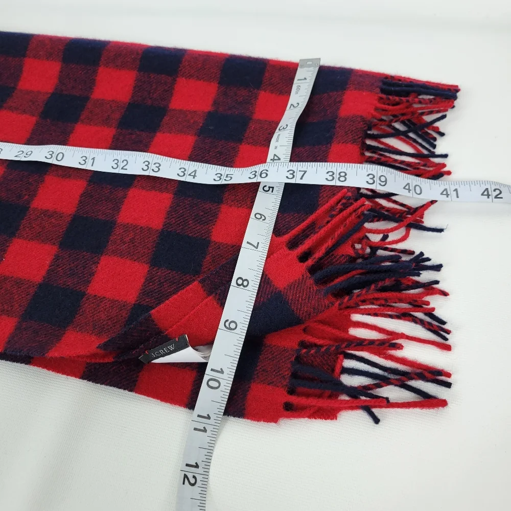 J. Crew 100% Wool Large Scarf Throw Like New